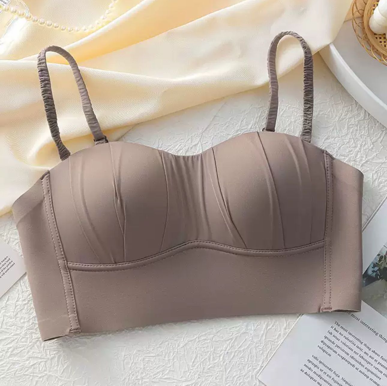 Lady Underwear Push-up Anti Sagging Wire Free Women's Bra