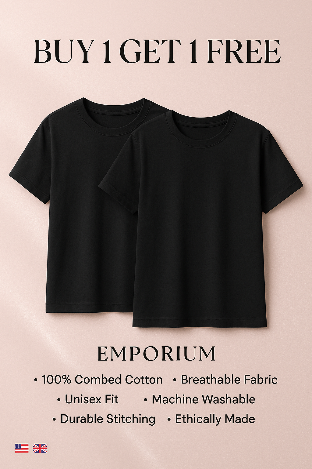 Design Clothes Solid Color O Neck Cotton T Shirts