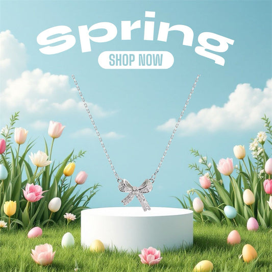Elegant Gold Bowknot Pendant Necklace