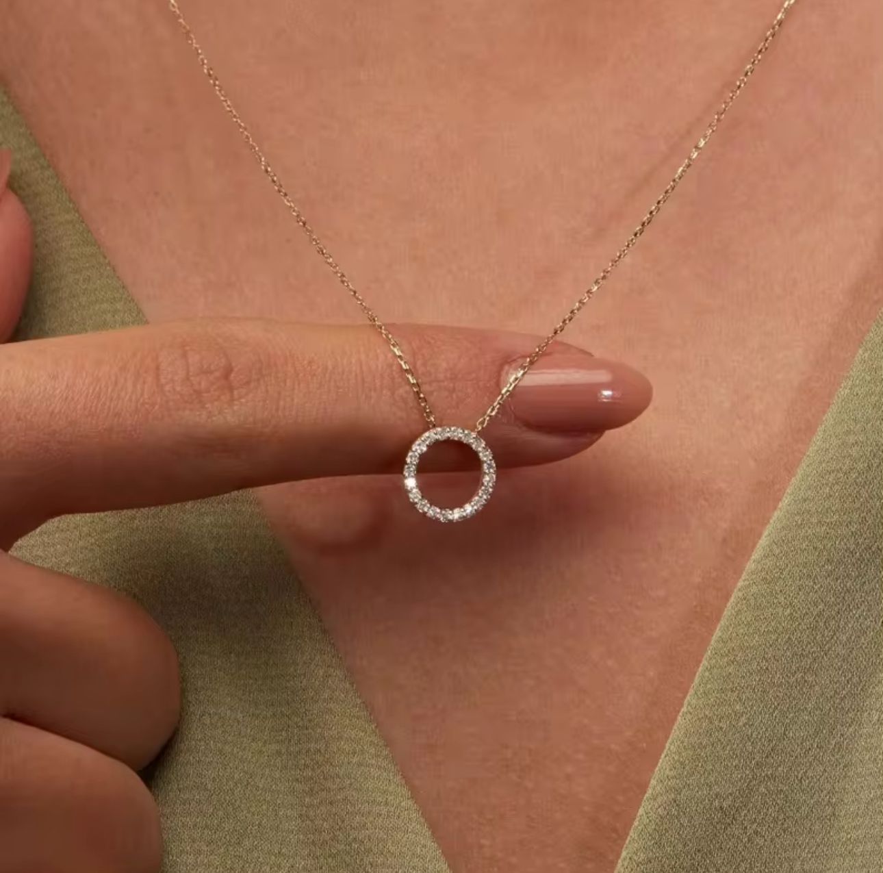 Geometric Necklace for Women Creative Retro 18 inches