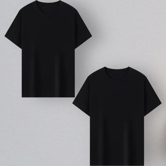 Design Clothes Solid Color O Neck Cotton T Shirts