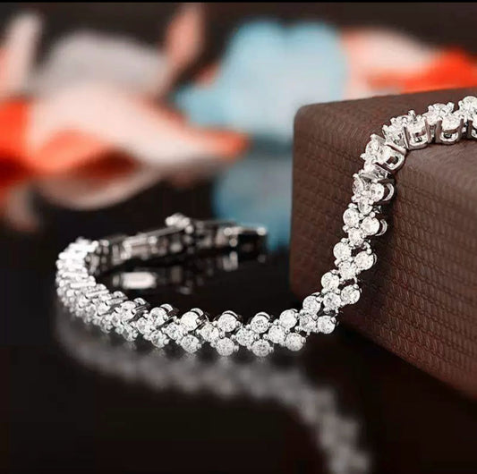 Women Bracelets Fashion Roman Style Crystal Bracelets