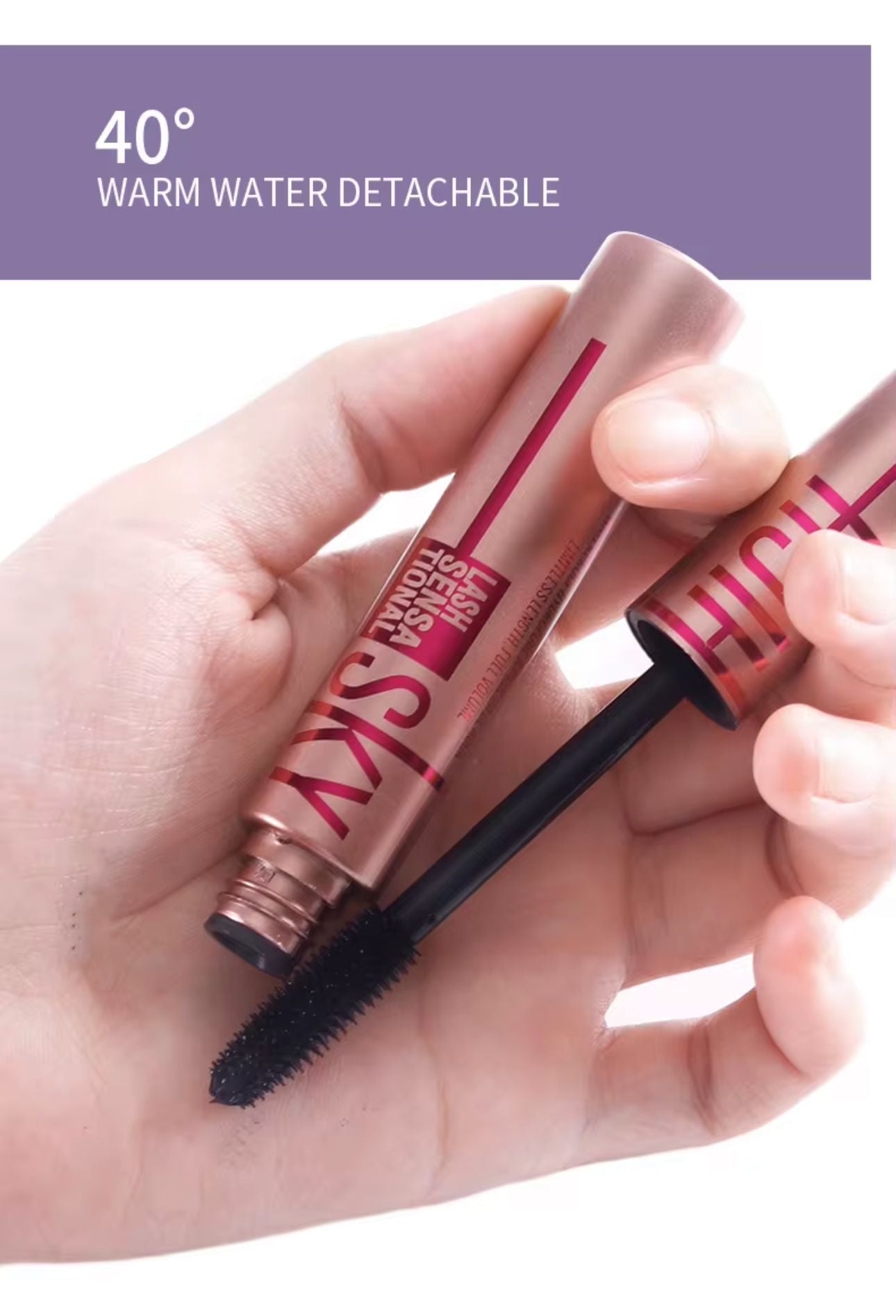 Waterproof Mascara – Extreme Volume, Perfect Curl, Zero Smudging ✨